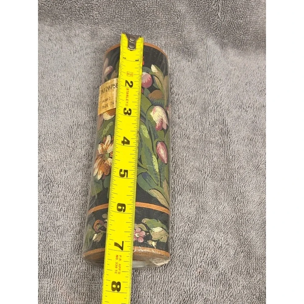 Vtg Country Cottage Floral Wallpaper Border Black Botanical Birds 4 Rolls 20 yds